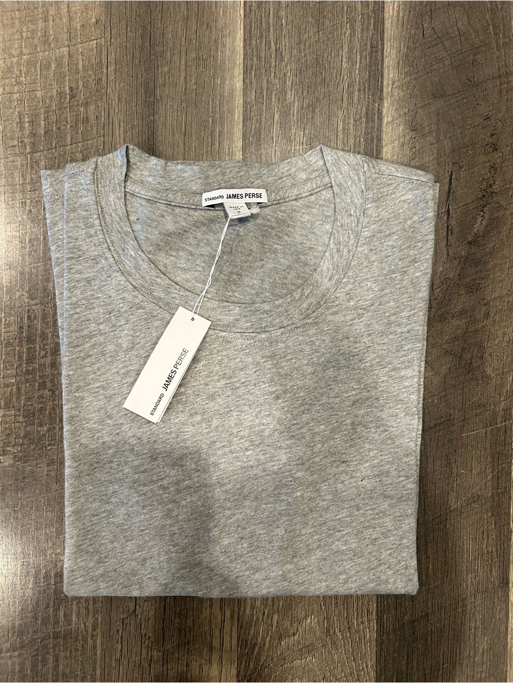 James Perse Light Heather Gray vintage little boy T